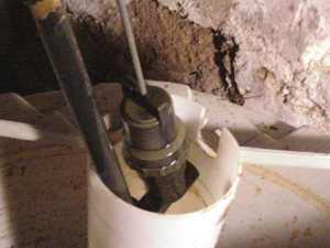 Remove brine valve carefully