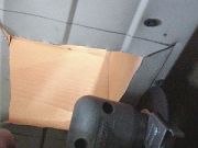 Trim metal flush using RotoZip