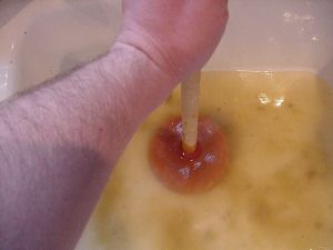 Plunger in sink