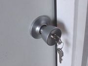 Oil the tumblers with graphite oil