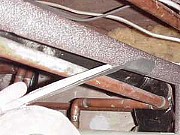 Seal installed insulation