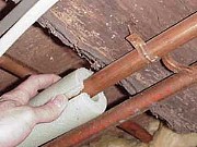 Slide insulation on