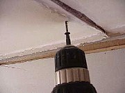 Re-attach drywall if necessary