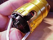 Push fixture into housing