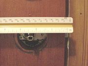 Measure the backset