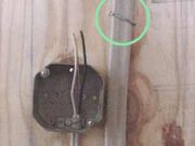 Wide staple for pump wire