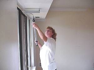Roll entire wall surface