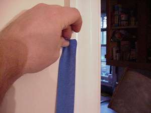 Apply masking tape