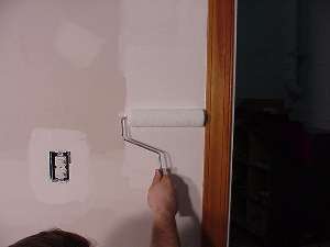 Roll entire wall surface