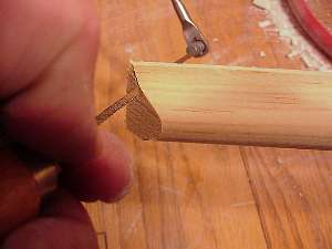 Installing Base Molding, How To Cope Quarter Round Shoe Molding